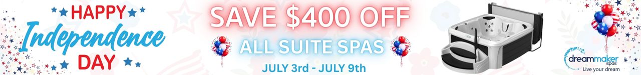 Save $400 On Suite Spas-Sale Ends in: